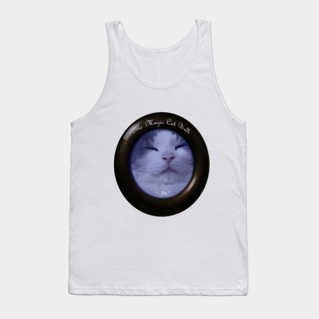 The Magic Cat Ball Tank Top by Collage Garage Gifts